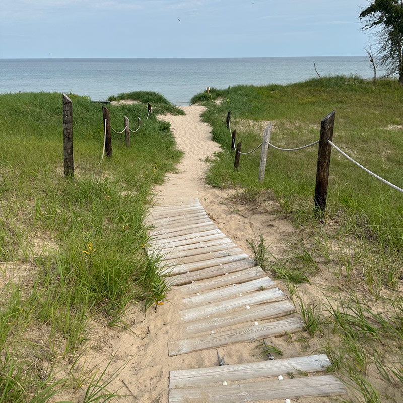 Kohler Andrae State Park hiking and beach