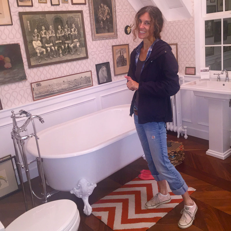 Kohler Design Center bathroom interior design with Maria